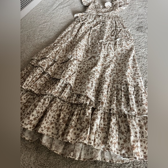 Floral Open-Back Maxi Dress by En Saison - Picture 15 of 15